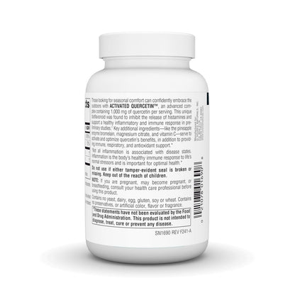 Source Naturals Aktiviertes Quercetin – Bioflavonoid-Komplex für saisonale & Immununterstützung*, 100 Kapseln