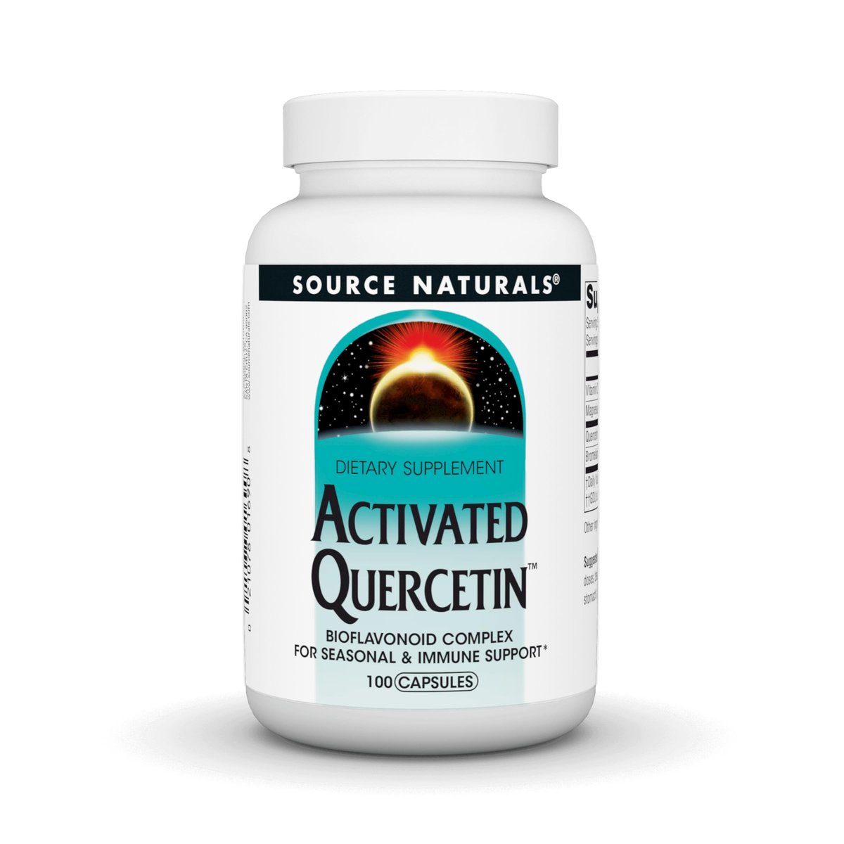 Source Naturals Aktiviertes Quercetin – Bioflavonoid-Komplex für saisonale & Immununterstützung*, 100 Kapseln