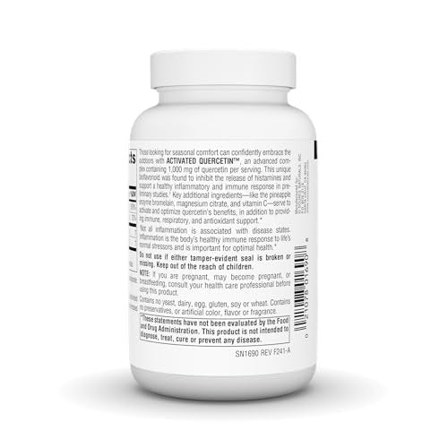 Source Naturals Aktiviertes Quercetin – Bioflavonoid-Komplex für saisonale & Immununterstützung*, 100 Kapseln