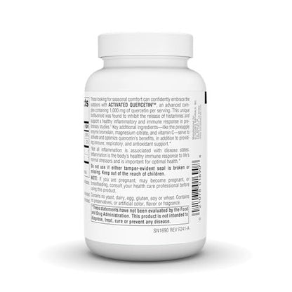 Source Naturals Aktiviertes Quercetin – Bioflavonoid-Komplex für saisonale & Immununterstützung*, 100 Kapseln