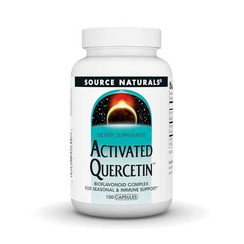 Source Naturals Aktiviertes Quercetin – Bioflavonoid-Komplex für saisonale & Immununterstützung*, 100 Kapseln