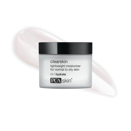 PCA SKIN Clearskin Leichte Feuchtigkeitscreme für fettige Haut – Tägliche Gesichtsfeuchtigkeitspflege für fettige, zu Akne neigende und empfindliche Haut, schnell einziehend, reduziert Verfärbungen, 50 ml