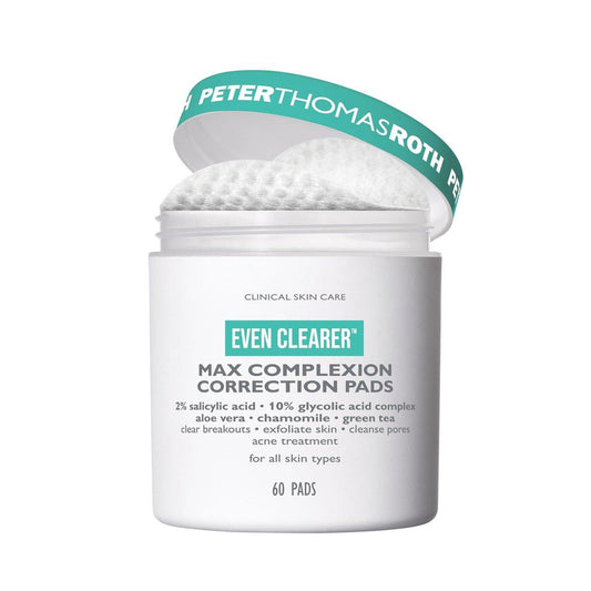 Peter Thomas Roth Even Clearer™ Max Complexion Correction Pads gegen Akne und Unreinheiten, 60 Tücher