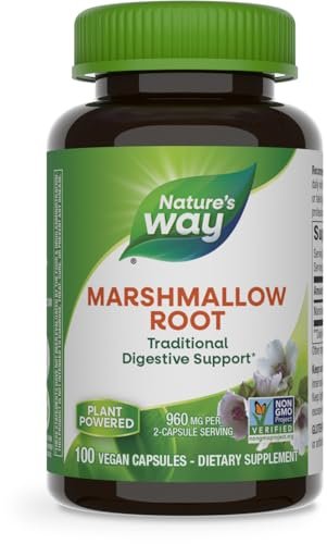 Nature's Way Premium Herbal Eibischwurzel, 960 mg pro Portion, 100 Kapseln