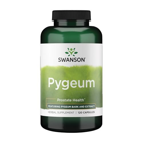 Swanson Pygeum 400 mg – 120 Kapseln für Prostata-, Blasen- und Harntraktgesundheit bei Männern