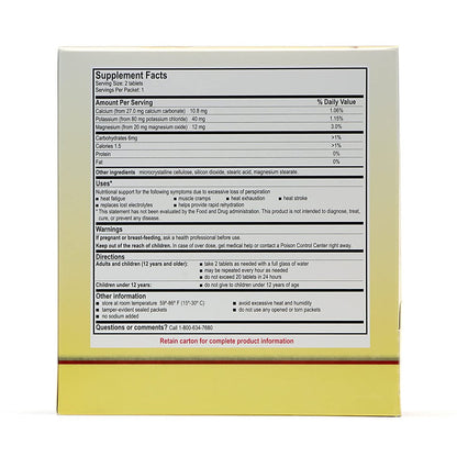 Medique Medi-Lyte Elektrolyt-Auffüller – Schnelle Linderung bei Hitze, Stress, Erschöpfung und Muskelkrämpfen – Leicht zu schluckende Tabletten, 500 Tabletten (250 x 2)