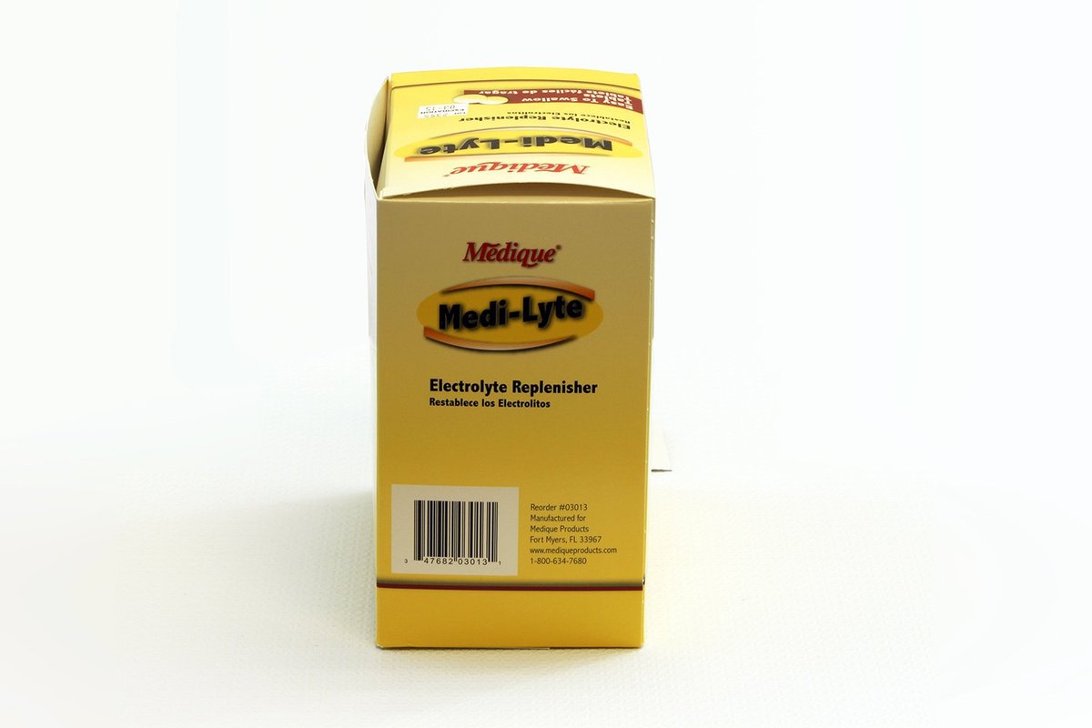 Medique Medi-Lyte Elektrolyt-Auffüller – Schnelle Linderung bei Hitze, Stress, Erschöpfung und Muskelkrämpfen – Leicht zu schluckende Tabletten, 500 Tabletten (250 x 2)