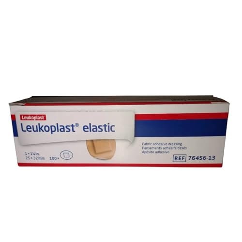 Leukoplast Ovale Pflaster, 1 x 1/4 Zoll (Box mit 100 Stück)