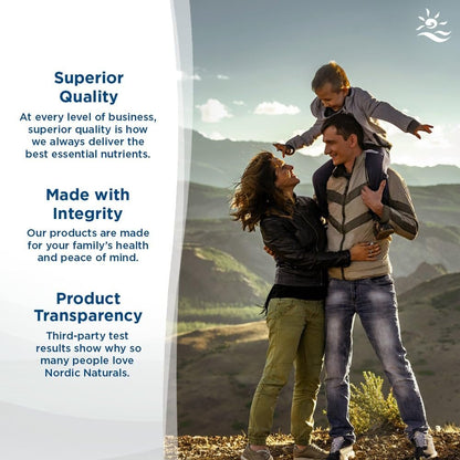 Nordic Naturals Omega-3, Zitronengeschmack - 60 Softgels - 690 mg Omega-3 - Fischöl - EPA & DHA - Immununterstützung, Gehirn- & Herzgesundheit, Optimales Wohlbefinden - Nicht-GVO - 30 Portionen