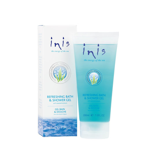 Inis the Energy of the Sea Erfrischendes Dusch- und Badegel - Sulfatfreier Körperreiniger für Damen und Herren - Meeresfrischer Duft - 200 ml