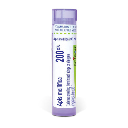 Boiron Apis Mellifica 200CK, 80 Kügelchen – Homöopathisches Mittel bei Insektenstichen