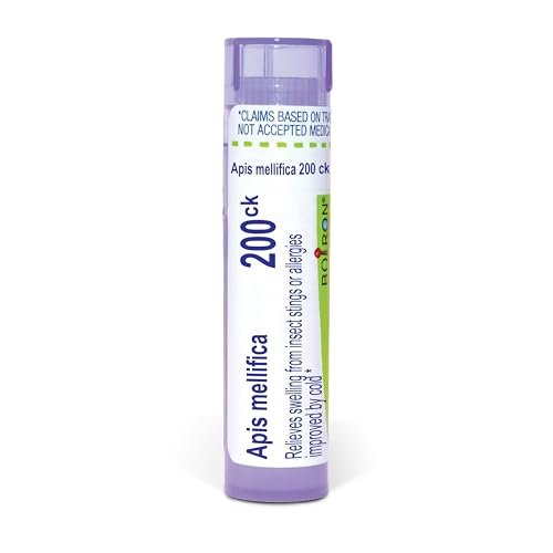 Boiron Apis Mellifica 200CK, 80 Kügelchen – Homöopathisches Mittel bei Insektenstichen