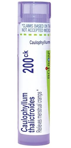Boiron Caulophyllum Thalictroides 200CK Homöopathisches Mittel gegen Menstruationskrämpfe - 80 Kügelchen