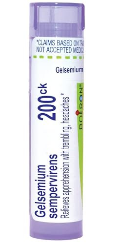 Boiron Gelsemium Sempervirens 200Ck – 80 Kügelchen bei Aufregung mit Zittern und Kopfschmerzen