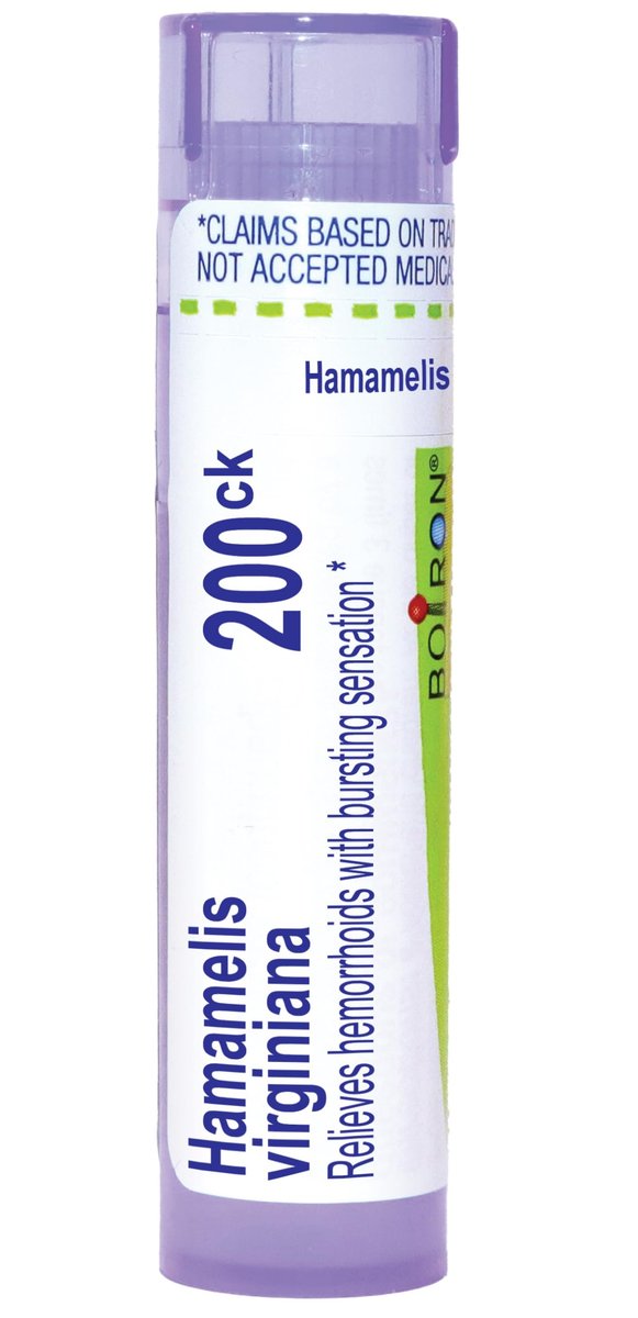 Boiron Hamamelis Virginiana 200Ck Homöopathisches Arzneimittel gegen Hämorrhoiden – 80 Kügelchen