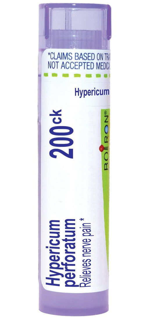 Boiron Hypericum Perforatum 200CK - 80 Kügelchen - Homöopathisches Mittel bei Nervenschmerzen
