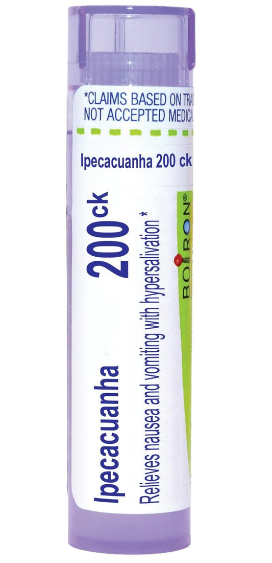 Boiron Ipecacuanha 200Ck Homöopathisches Arzneimittel gegen Übelkeit – 80 Kügelchen
