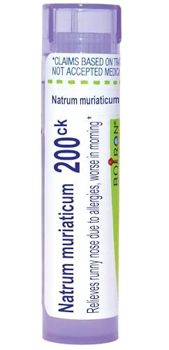 Boiron Natrum Muriaticum 200Ck Homöopathisches Mittel gegen laufende Nase – 80 Kügelchen
