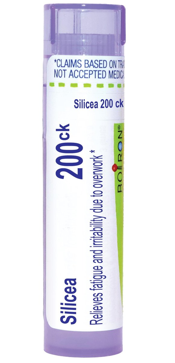 Boiron Silicea 200CK Homöopathisches Arzneimittel gegen Müdigkeit – 80 Kügelchen