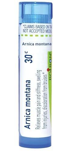 Boiron Arnica Montana 30C – Homöopathisches Mittel bei Muskelkater, Schmerzen, Schwellungen und Blutergüssen – 80 Kügelchen