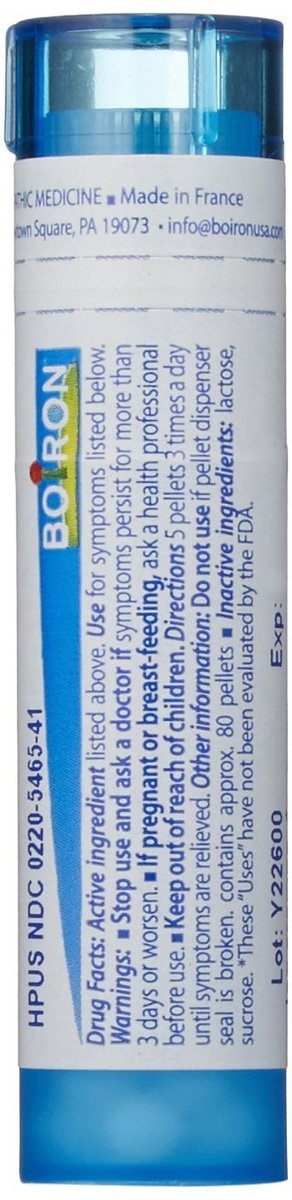 Boiron Zincum Metallicum 30C Homöopathisches Mittel gegen Wadenkrämpfe - 80 Kügelchen