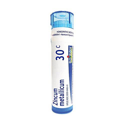 Boiron Zincum Metallicum 30C Homöopathisches Mittel gegen Wadenkrämpfe - 80 Kügelchen