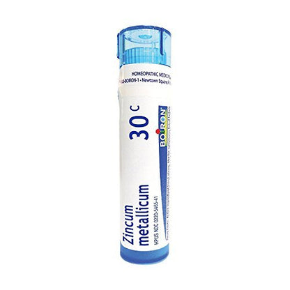 Boiron Zincum Metallicum 30C Homöopathisches Mittel gegen Wadenkrämpfe - 80 Kügelchen
