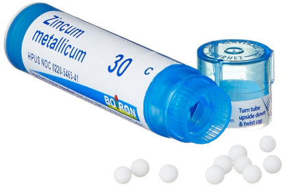 Boiron Zincum Metallicum 30C Homöopathisches Mittel gegen Wadenkrämpfe - 80 Kügelchen