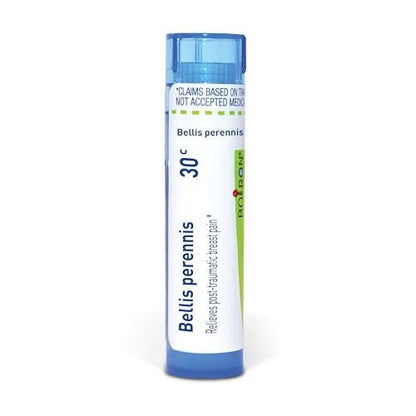 Boiron Bellis Perennis 30C – Homöopathisches Mittel bei posttraumatischen Brustschmerzen, 80 Kügelchen