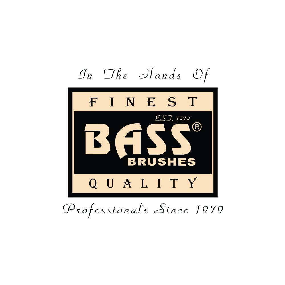 Bass Brushes Halbrunde Wildschweinborsten-Holzbürste, 1 Stück