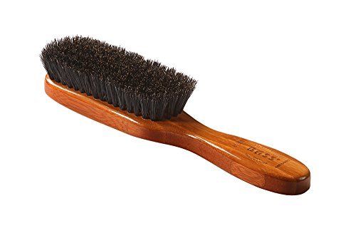Bass Brushes Halbrunde Wildschweinborsten-Holzbürste, 1 Stück