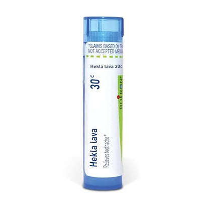 Boiron Hekla Lava 30C Homöopathisches Mittel gegen Zahnschmerzen - 80 Kügelchen