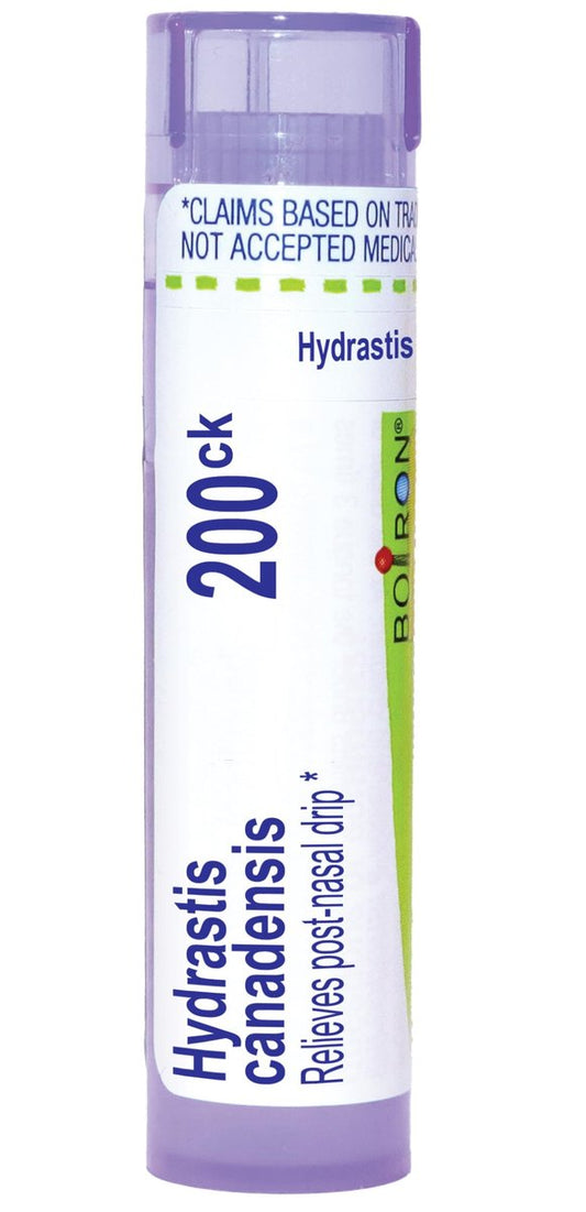 Boiron Hydrastis Canadensis 200Ck Homöopathisches Mittel gegen postnasalen Tropf – 80 Kügelchen