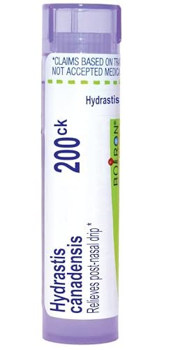 Boiron Hydrastis Canadensis 200Ck Homöopathisches Mittel gegen postnasalen Tropf – 80 Kügelchen