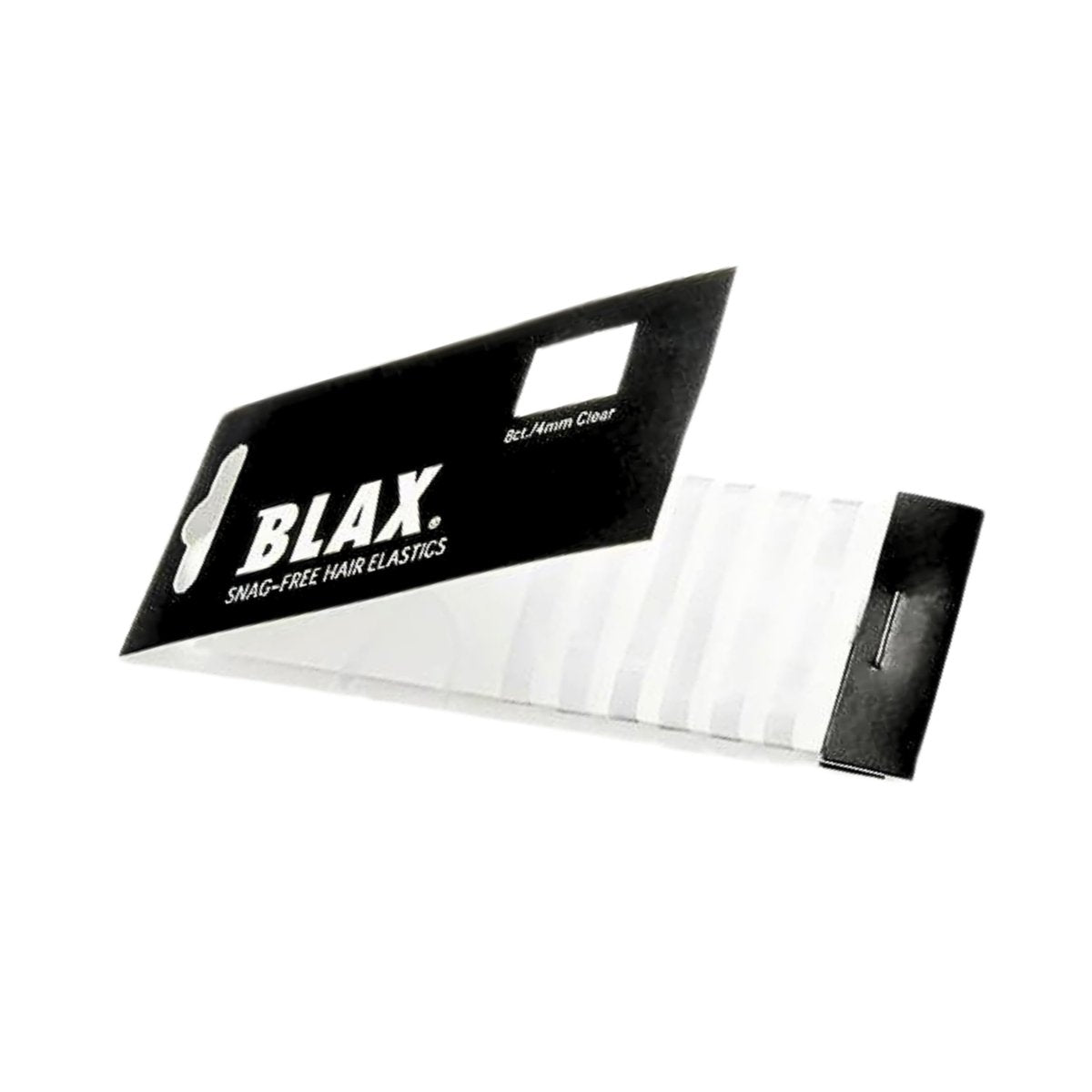 Klare Haargummis – Transparente, snag-freie Haarbänder ohne Haarbruch, 4 mm, 8 Stück