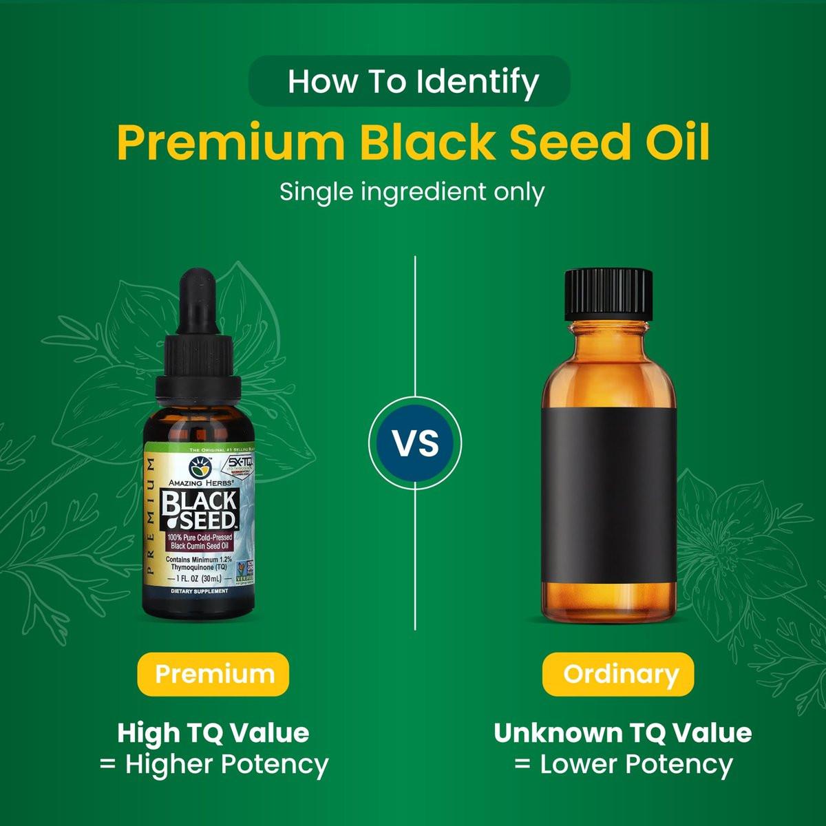 Amazing Herbs Premium Schwarzkümmelöl - Kaltgepresstes Nigella Sativa Öl für Verdauungsgesundheit, Immununterstützung, Gehirnfunktion, Gelenkbeweglichkeit, Glutenfrei, Nicht-GVO - 30 ml
