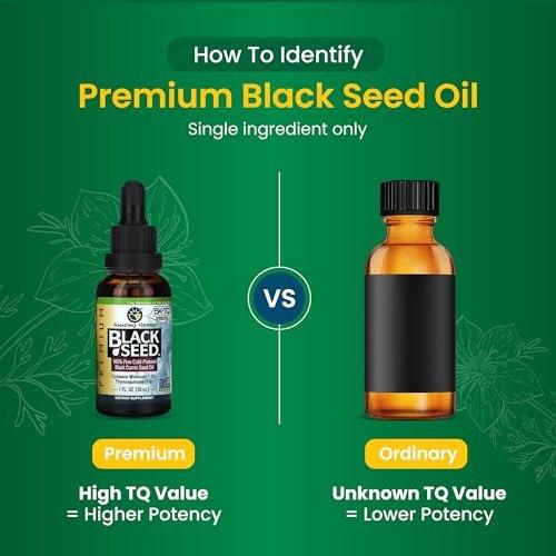 Amazing Herbs Premium Schwarzkümmelöl - Kaltgepresstes Nigella Sativa Öl für Verdauungsgesundheit, Immununterstützung, Gehirnfunktion, Gelenkbeweglichkeit, Glutenfrei, Nicht-GVO - 30 ml
