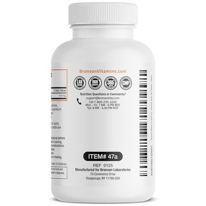 Bronson Vitamin C 1000 mg – Premium Nicht-GMO Ascorbinsäure Tabletten, 100 Tabletten