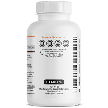 Bronson Vitamin C 1000 mg – Premium Nicht-GMO Ascorbinsäure Tabletten, 100 Tabletten