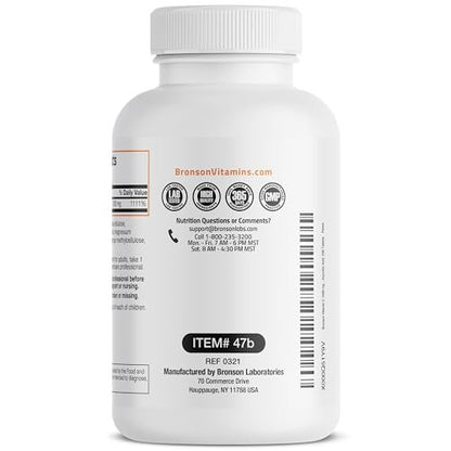 Bronson Vitamin C 1000 mg – Premium Non-GMO Ascorbinsäure Tabletten, 250 Stück