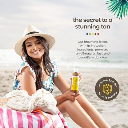 Maui Babe Bräunungslotion – Natürlich Schnell Dunkelbraun 240 ml