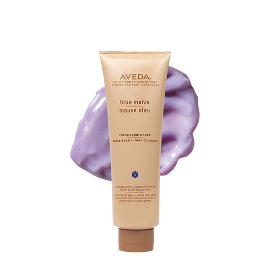 Aveda Blue Malva Color Conditioner | Violetter Conditioner für Silber-, Grau- und Blondhaar | Neutralisiert Gelbstich | Pflegt das Haar intensiv | 96 % natürlichen Ursprungs* | 250 ml