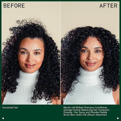 Aveda Brilliant Conditioner | Feuchtigkeitsspendender, entwirrender, glättender Conditioner | mit Jojoba- und Babassu-Ölen | für alle Haartypen | Jasmin-, Rosen- und Nelkenaroma | 200 ml