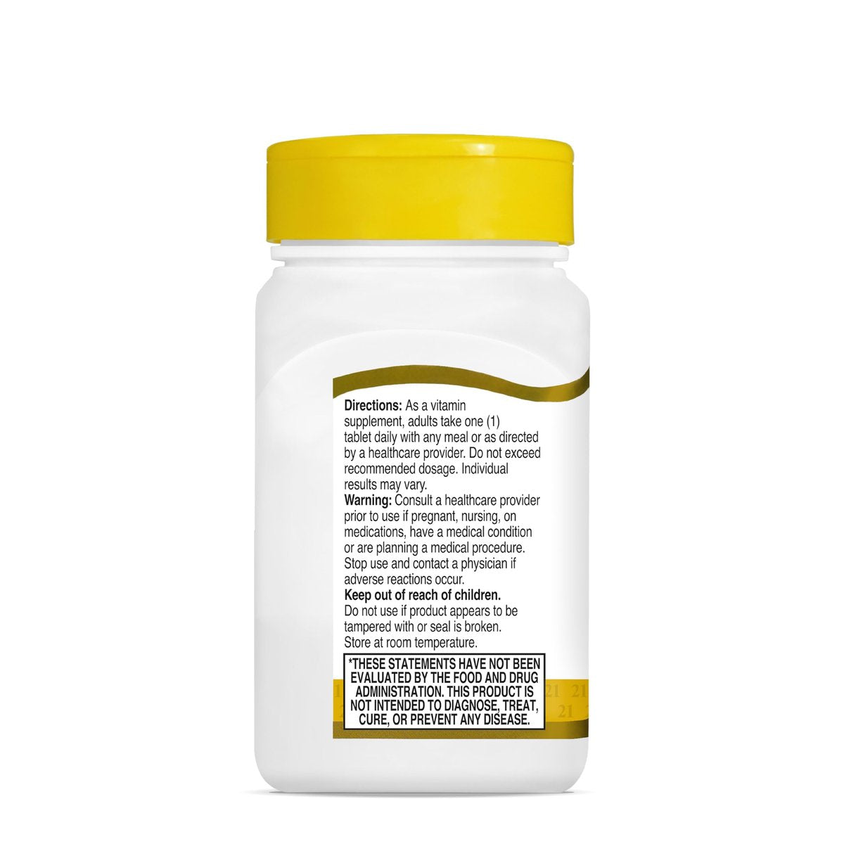21st Century B-100 Komplex mit verlängerter Freisetzung, 60 Tabletten, Hochdosiertes Vitamin B für Nervensystem & Energie, Enthält B1, B2, B6, Biotin & Calcium