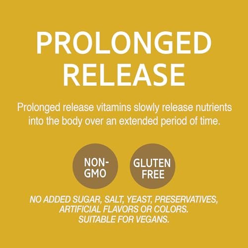 SMART MONKEY TECHNOLOGIES 21st Century B12 1000 mcg Prolonged Release Tabletten, Cyanocobalamin für Energie und Nervenunterstützung, Glutenfrei, 110 Stück für Erwachsene