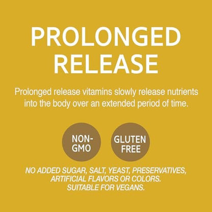 SMART MONKEY TECHNOLOGIES 21st Century B12 1000 mcg Prolonged Release Tabletten, Cyanocobalamin für Energie und Nervenunterstützung, Glutenfrei, 110 Stück für Erwachsene