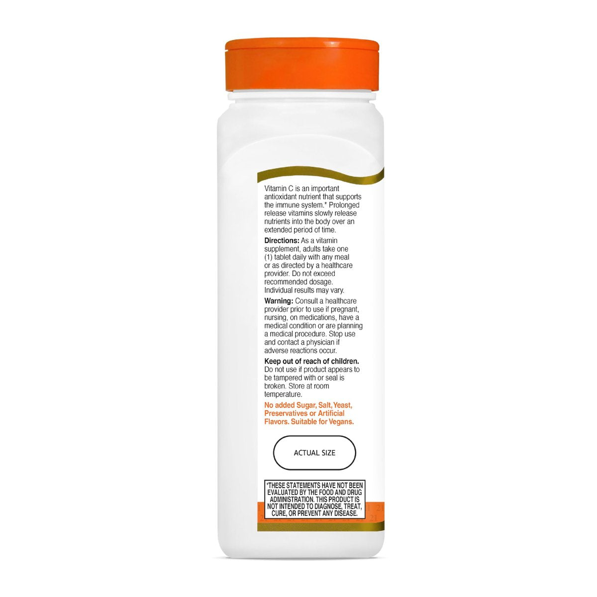 21st Century Vitamin C 1000 mg Retard-Tabletten (110 Stück) – Ascorbinsäure Immunsystem Unterstützung für Frauen & Männer mit Antioxidantien, Nicht-GVO, Glutenfrei, Vegan