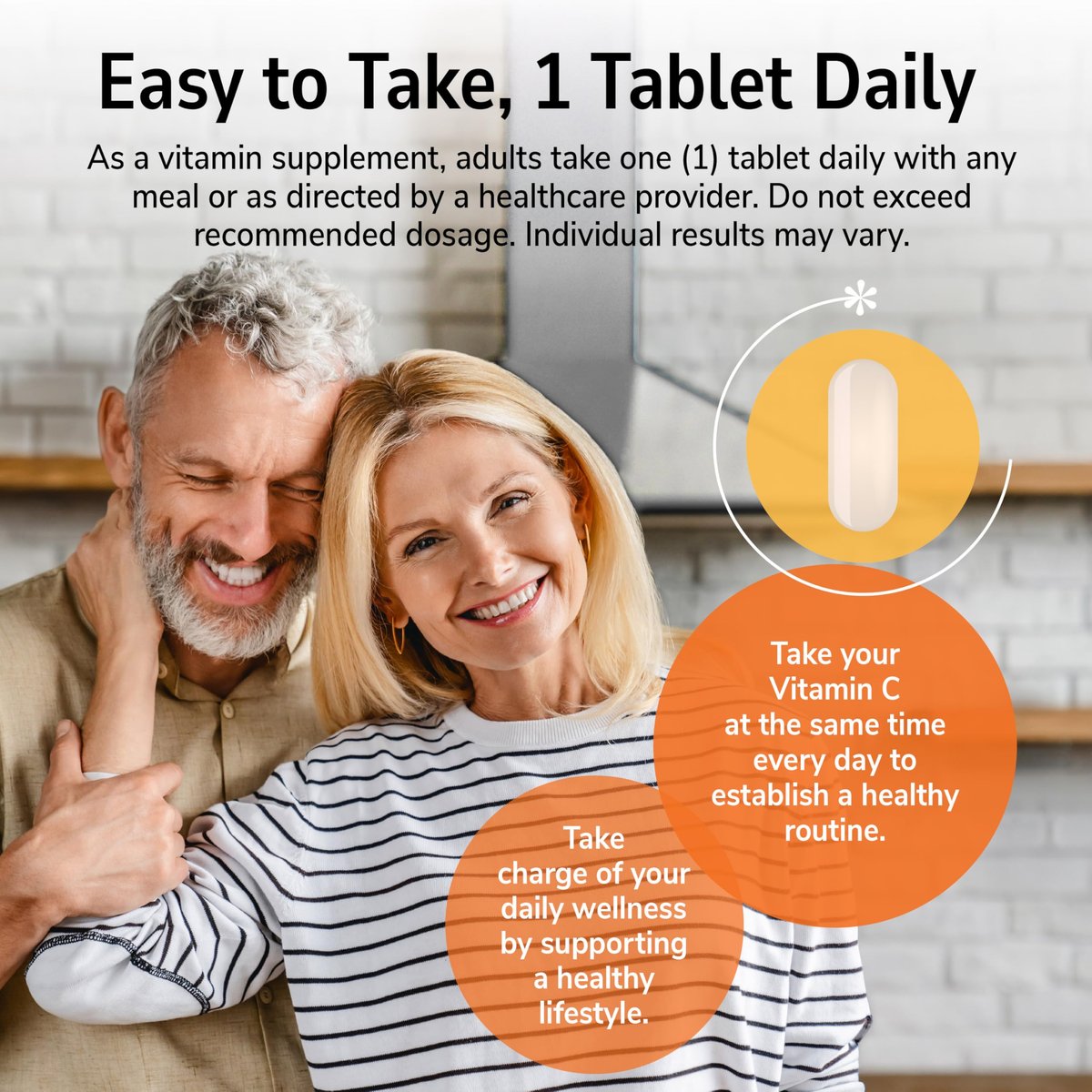 21st Century Vitamin C 1000 mg Retard-Tabletten (110 Stück) – Ascorbinsäure Immunsystem Unterstützung für Frauen & Männer mit Antioxidantien, Nicht-GVO, Glutenfrei, Vegan