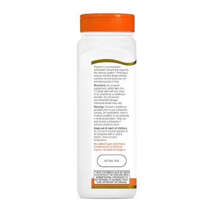 21st Century Vitamin C 1000 mg Retard-Tabletten (110 Stück) – Ascorbinsäure Immunsystem Unterstützung für Frauen & Männer mit Antioxidantien, Nicht-GVO, Glutenfrei, Vegan