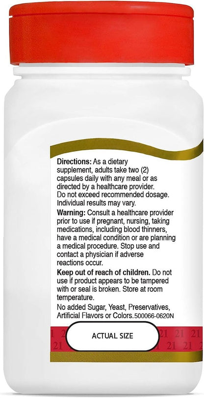 21st Century Glucosamin und Chondroitin, Original Kapseln, 60 Stück (21472)